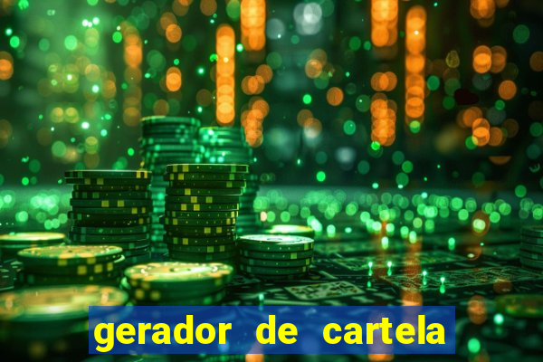 gerador de cartela de bingo